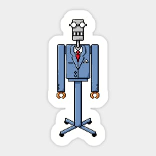 Pixel Robot 155 Sticker